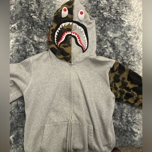 It’s a small but its pretty big still bape zip up